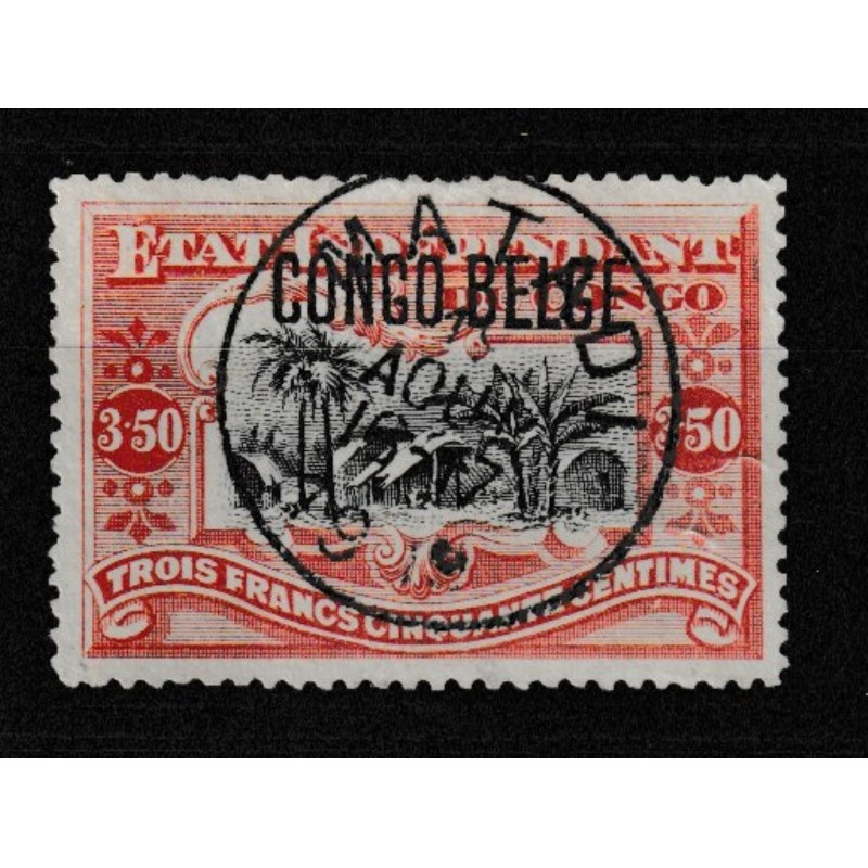 1909 - Congo - COB 47 - SCOTT 38 - Overprinted CONGO BELGE