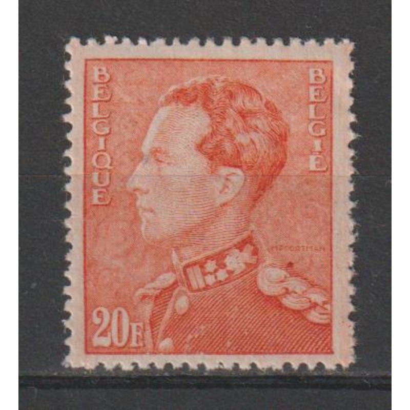 1936 - COB 435A* - SCOTT UNLISTED -  Light orange - MH