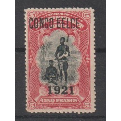 1921 - Congo - COB 93A** -...