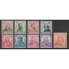 1942 - COB 593/601** - Scott B319/27 - MNH -