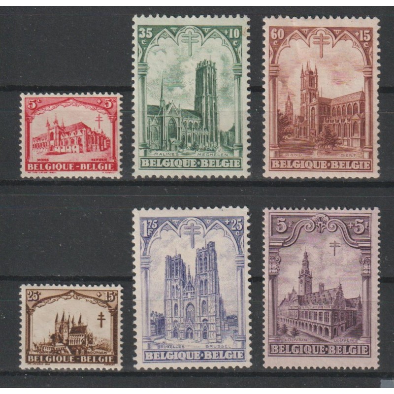 1928 - COB 267/72* - SCOTT B78/83 - MH