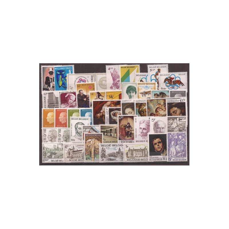 1976** - Year set - 43 stamps + 3 sheets - MNH