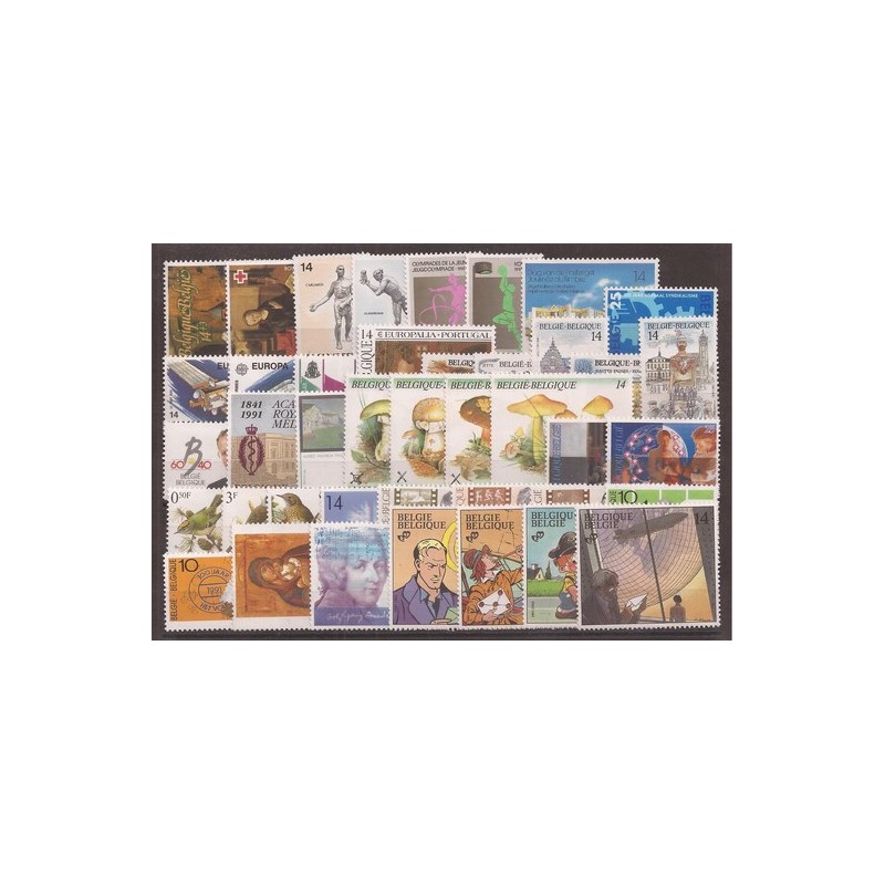 1991** - Year set - 41stamps - MNH