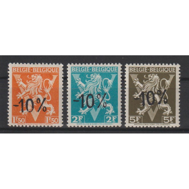 1946 - COB 724K/M* - SURCHARGED -10% - MH