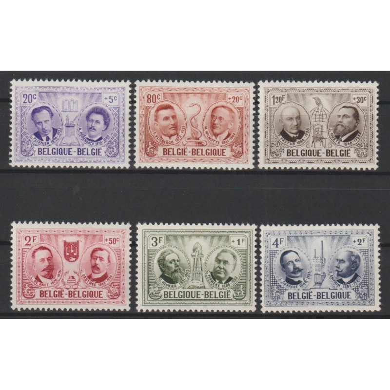 1957 - COB 1013/8* - SCOTT B599/604 - MH