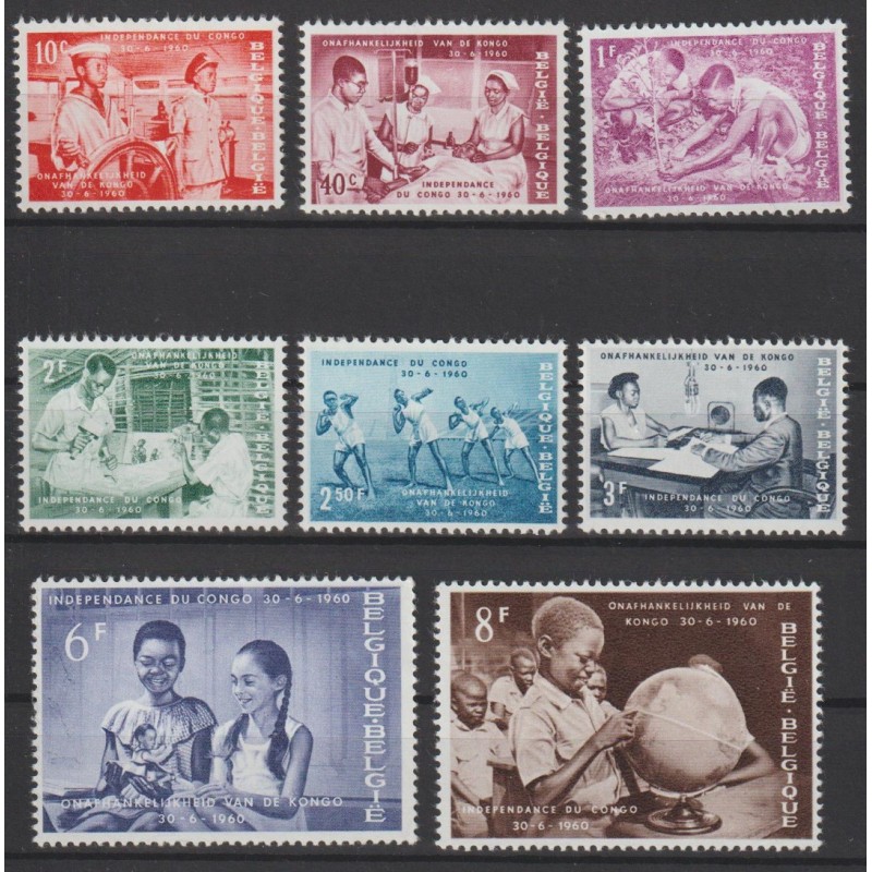 1960 - COB 1139/46* - Scott 545/52 - MH