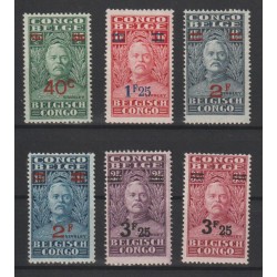 1931 - CONGO - COB 162/7* -...