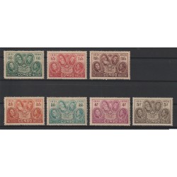 1935 - CONGO - COB 185/91*...