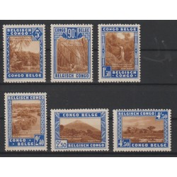 1938 - CONGO - COB 203/8* -...