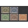 1943 - CONGO - Postage Due - COB TX73A/7A* - Perforation 14 x 14 1/2 - MH