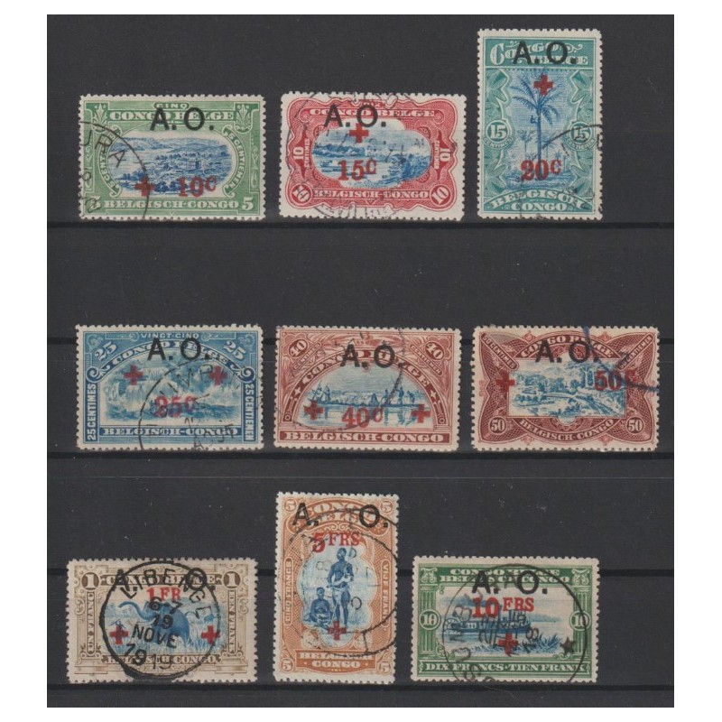 1918 - RUANDA-URUNDI - COB 36/44