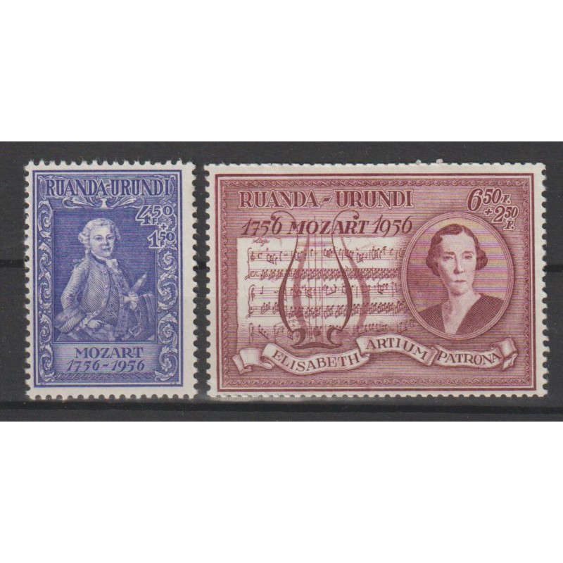 1956 - Ruanda-Urundi - COB 200/1* - MH