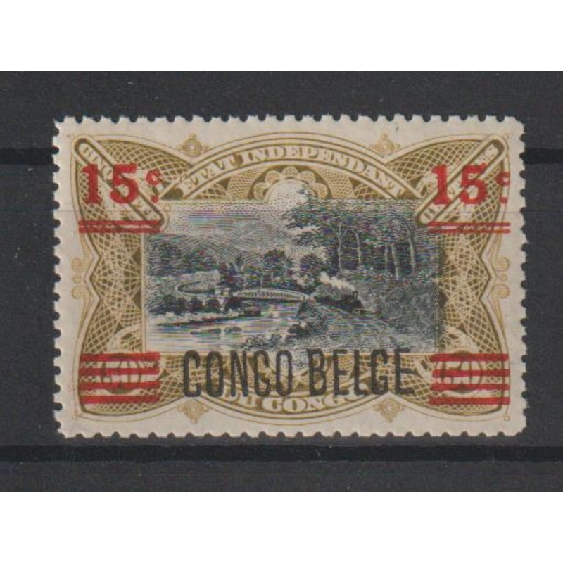 1921 - Congo - COB 87A** - Scott 66 - SURCHARGED