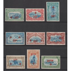 1918 - CONGO - COB 72/80**...