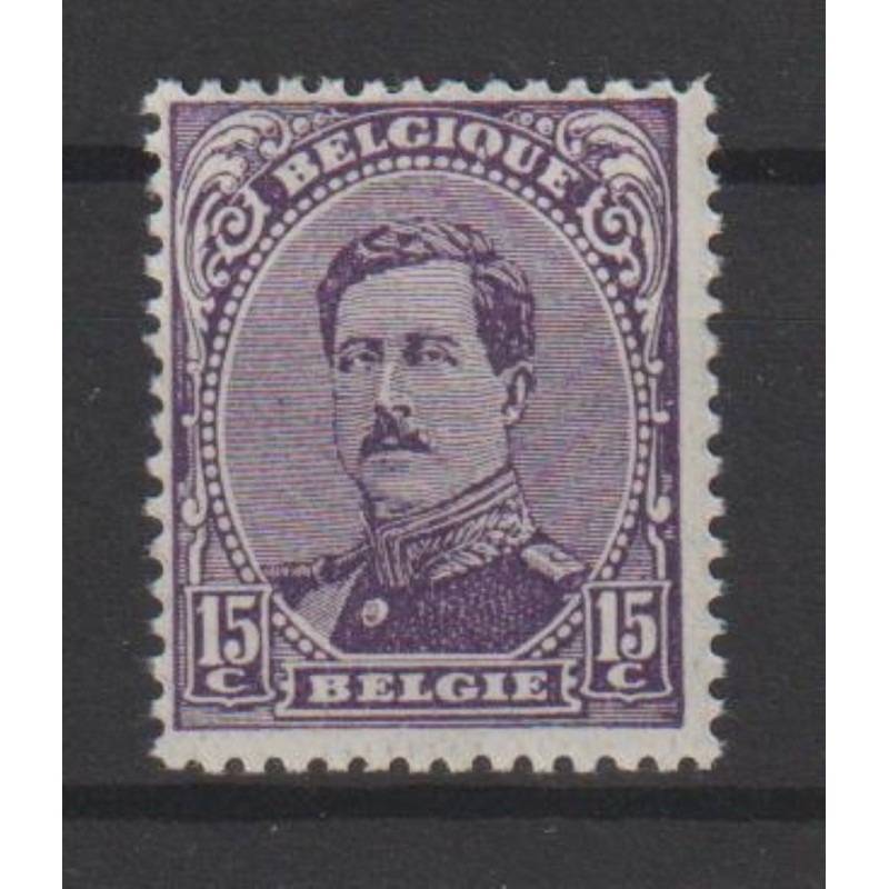 1915 - COB 139a** - Scott 113 - Bright violet instead of violet - MNH