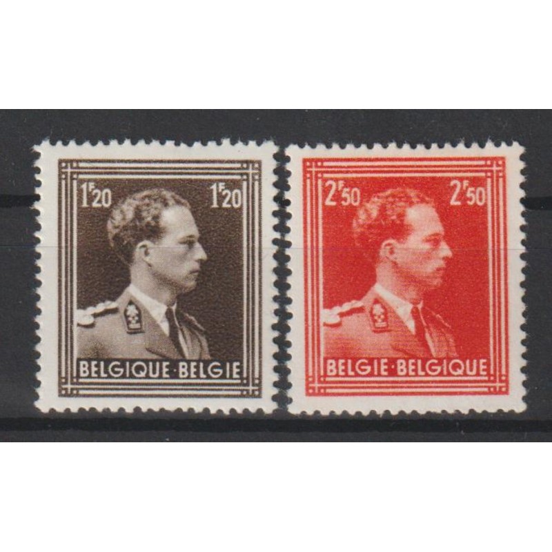 1951 - COB 845/6* - SCOTT 285 + 291 - MH