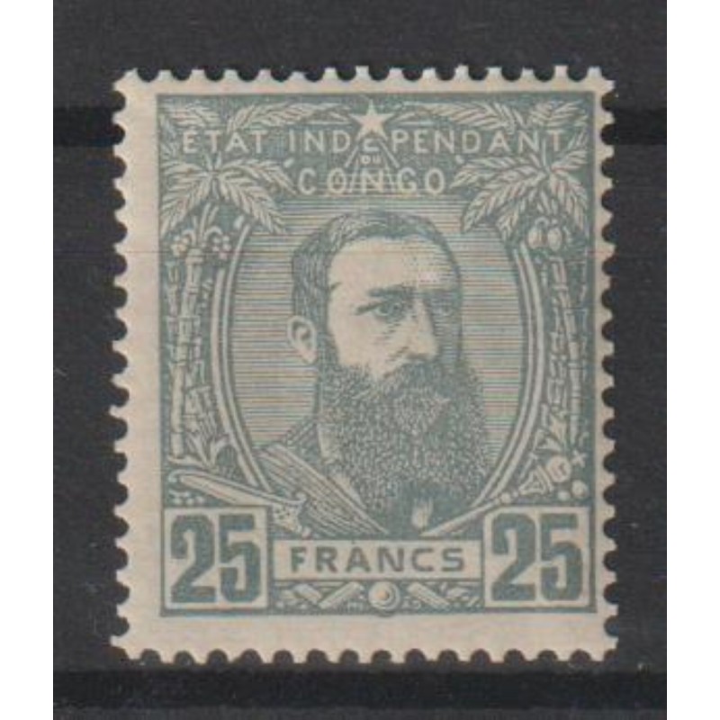 1887 - CONGO - COB 13A* - 25F - NOT ISSUED - SCOTT UNLISTED