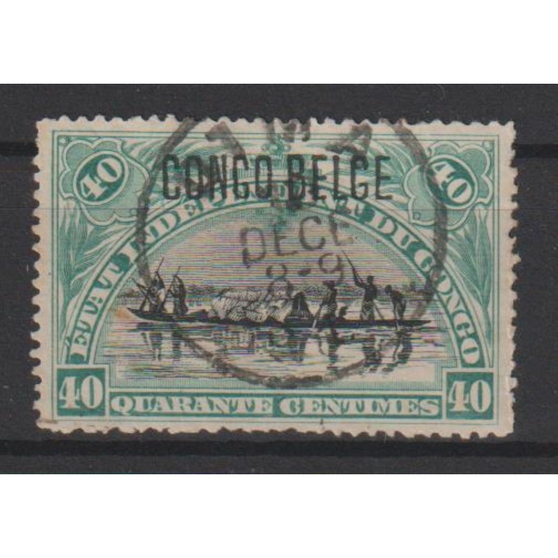 1909 - Congo - COB 44 - SCOTT 35 - Overprinted CONGO BELGE