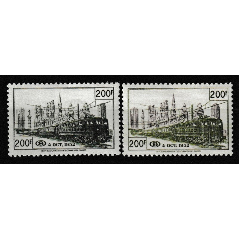 1953 - COB TR334/5** - SCOTT Q341/2 - MNH