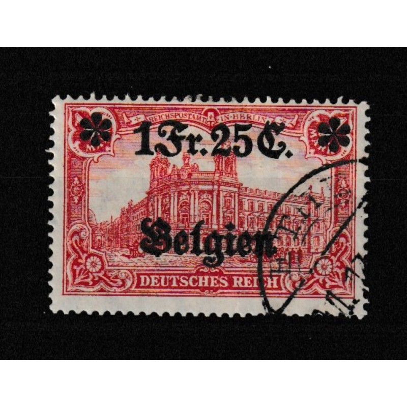 1914 - German Occupation in Belgium - COB OC8 - SCOTT N8