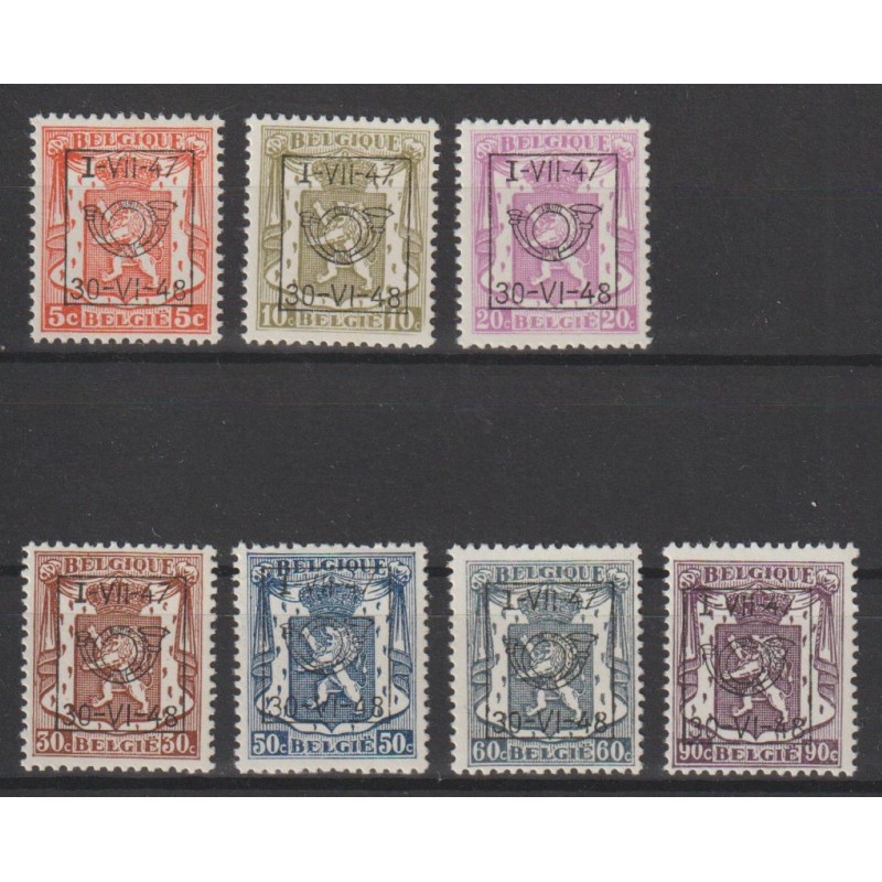 1947 - COB PRE567/73** - 33 - MNH