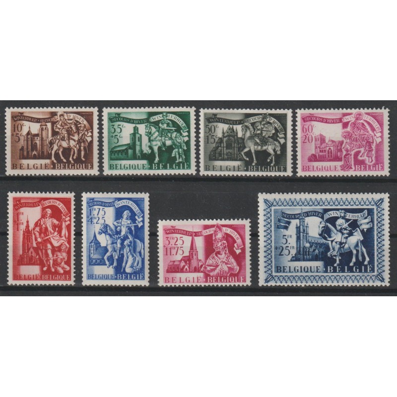 1943 - COB 631/8** - Scott B360/7 - MNH