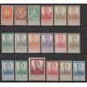 1912 - COB 108/25** - SCOTT 92/105 + 107 + 103a/5a - MNH