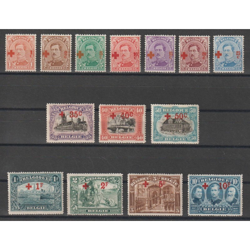 1918 - COB 150/63** - Scott B34/47 - MNH