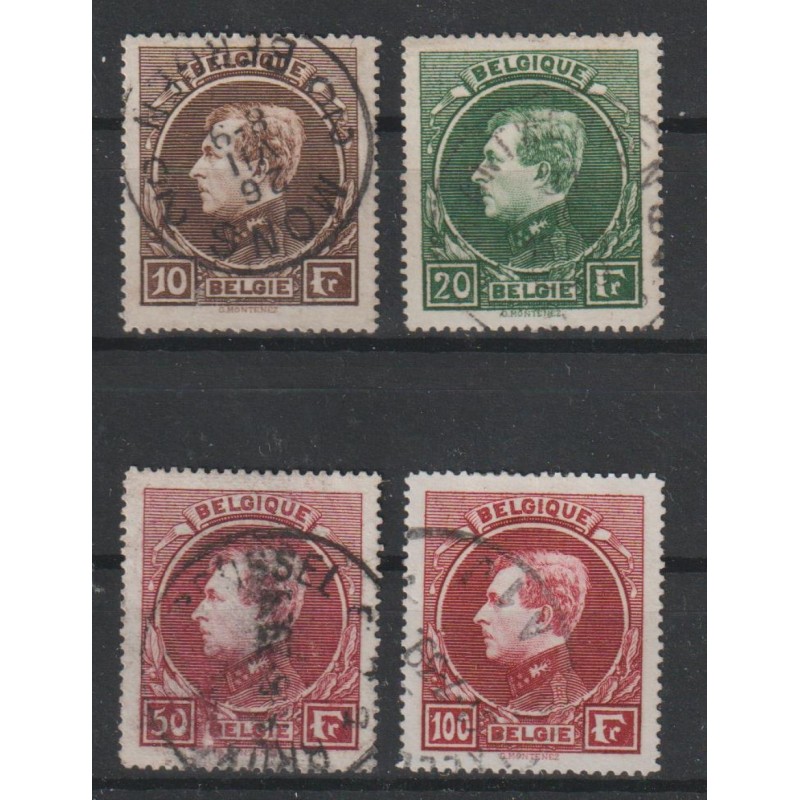 1929 - COB 289/92 - SCOTT 212/3 + 214a/5a - Perforation 14 1/2