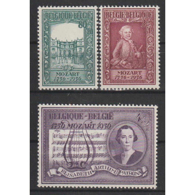 1956 - COB 987/9** - SCOTT B586/8 - MNH