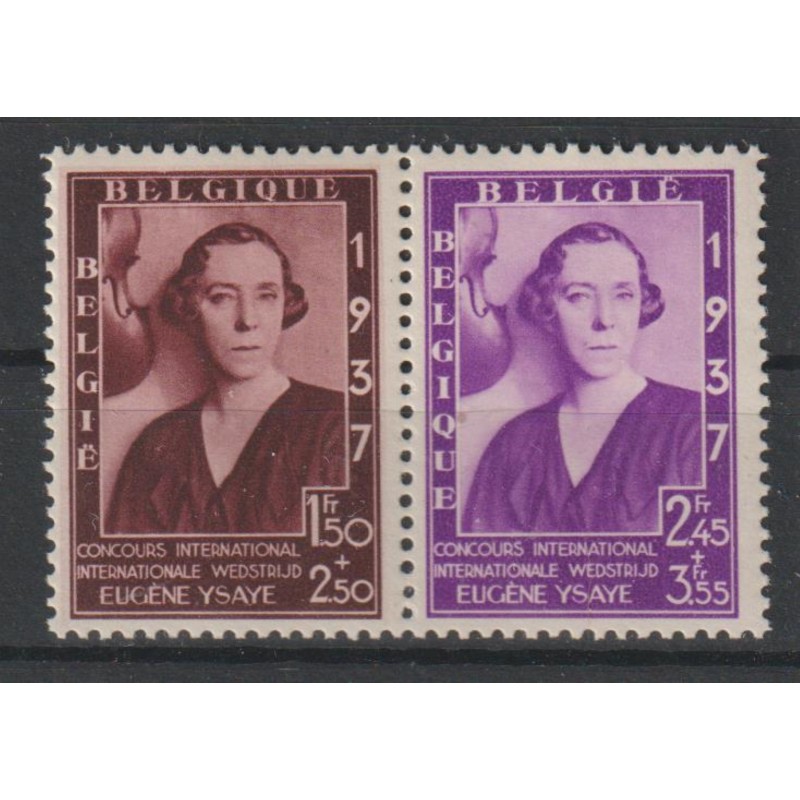 1937 - COB 457A/B** - SCOTT B199a/b - MNH