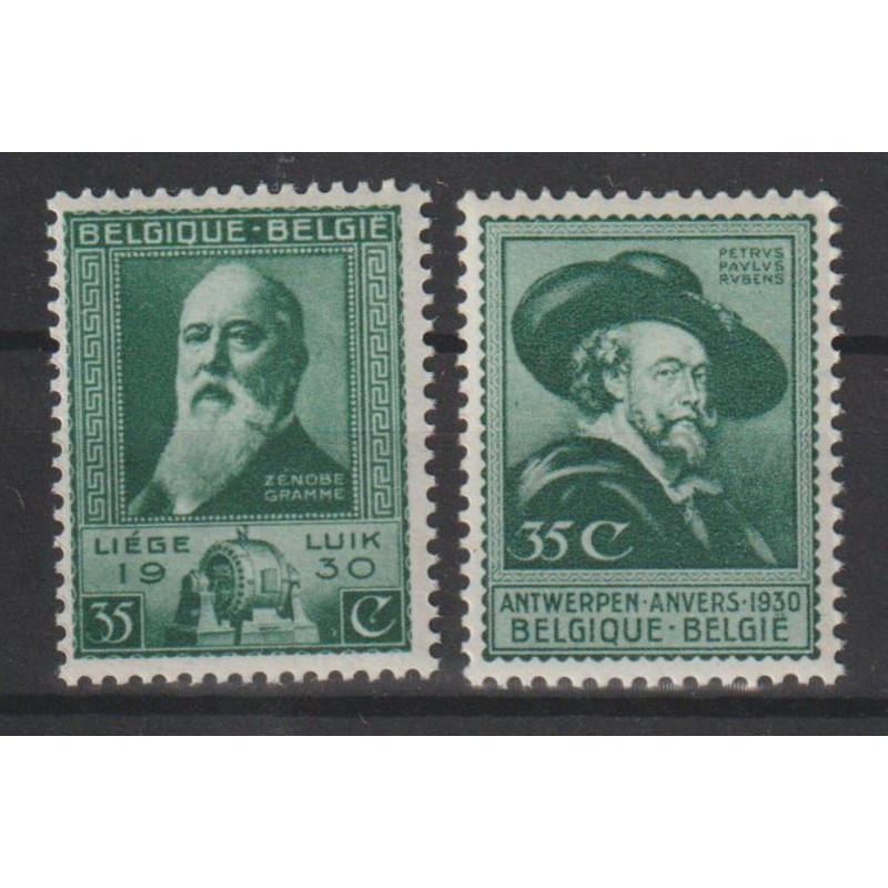 1930 - COB 299/300** - SCOTT 216/7 - MNH