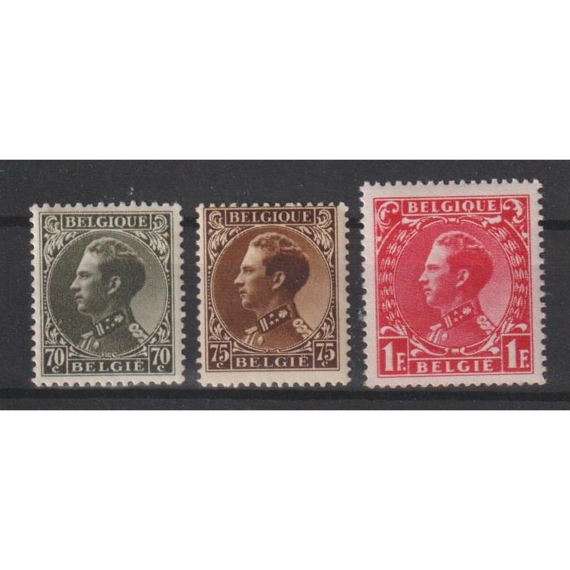 1934 - COB 401/3** - SCOTT 262/4 - MNH