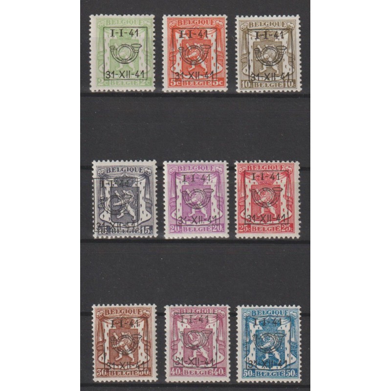 1941 - COB PRE455/63** - 20 - MNH