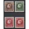 1929 - COB 289/92** - SCOTT 212/3 + 214a/5a - Perforation 14 1/2 - MNH