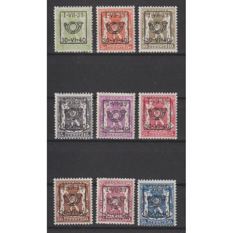 1939 - COB PRE428/36** - 17 - MNH