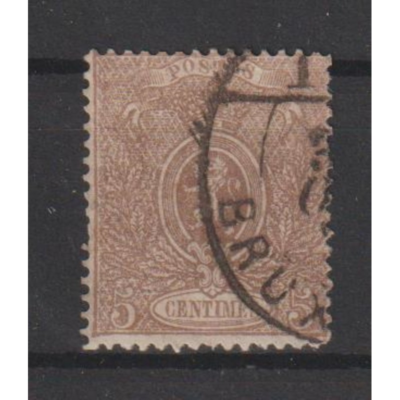 1866/7 - COB 25Ab- SCOTT 26 - Perf. 15 - Shade rust brown