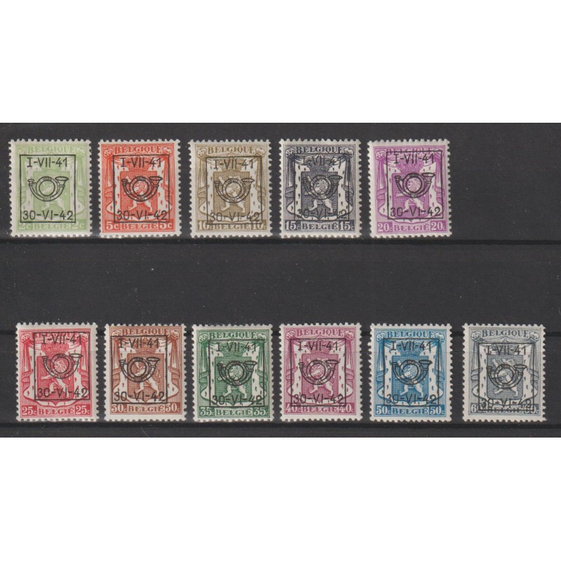 1941 - COB PRE464/74** - 21 - MNH