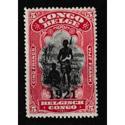 1921 - Congo - COB 93** -...