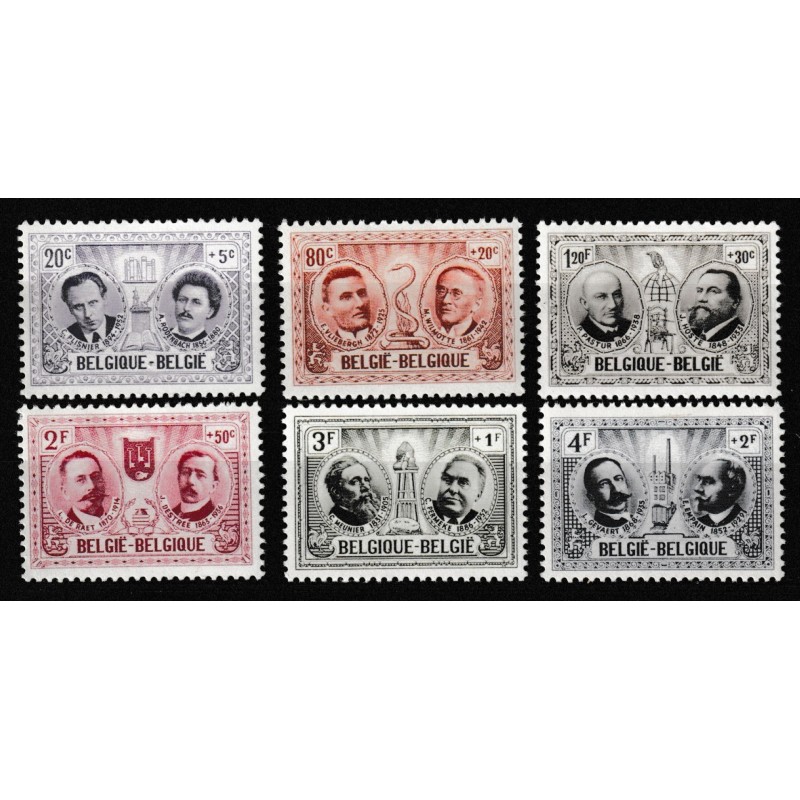 1957 - COB 1013/8** - SCOTT B599/604 - MNH