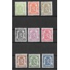 1935 - COB 418A/26** - SCOTT 265/70 + 272/3 + 275 - MNH