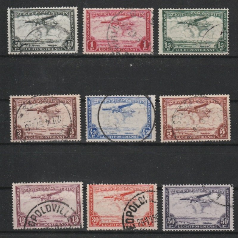 1934 - CONGO - Air Post - COB PA7/15 - Scott C7/15