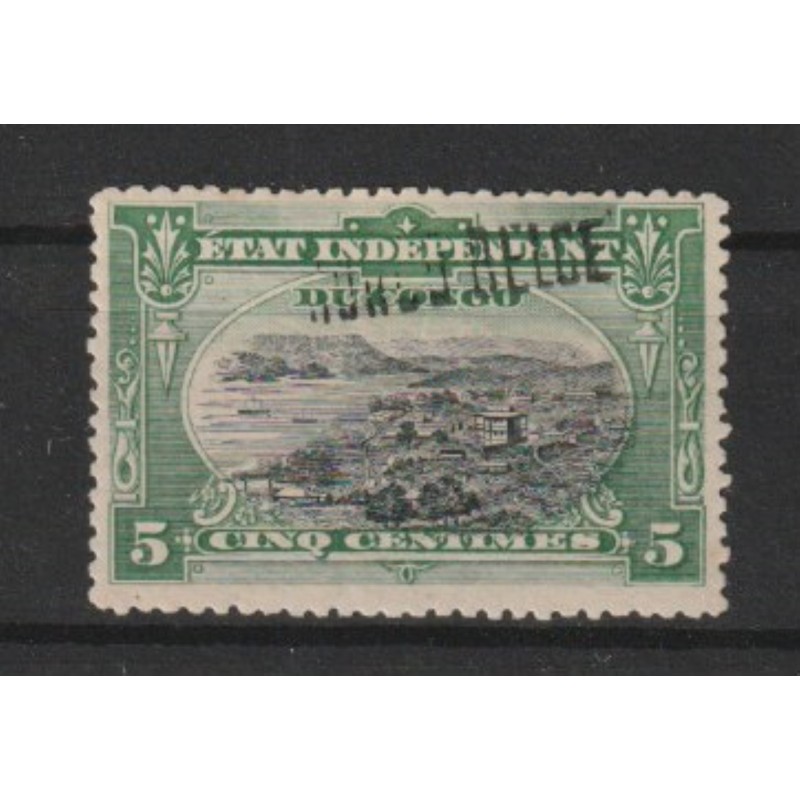 1909 - Congo - COB 30L* - SCOTT 31a - Handstamped - MH