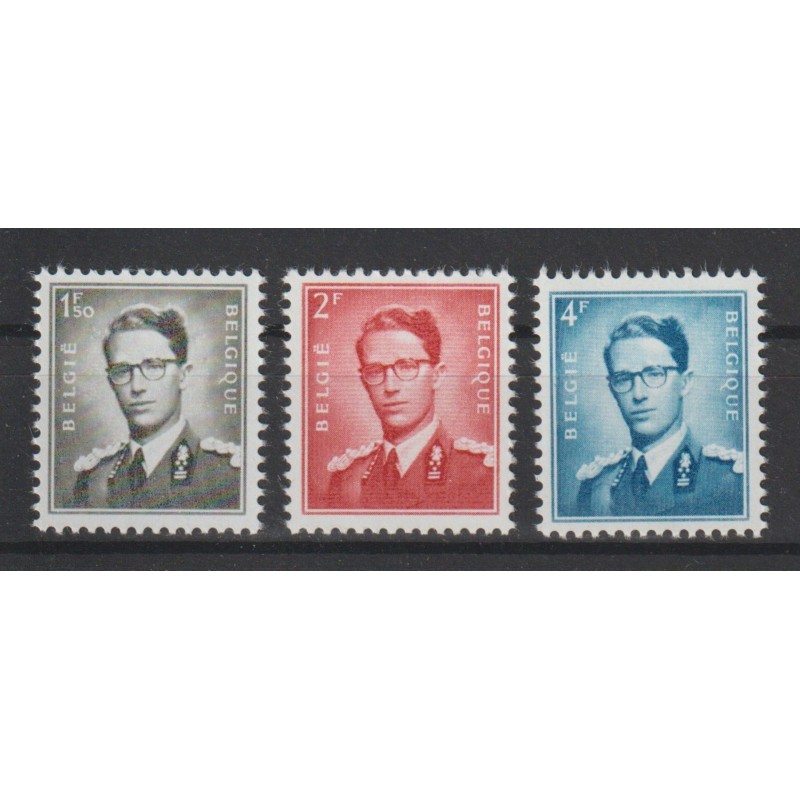 1953 - COB 924/6** - SCOTT 451/2 + 457 - MNH