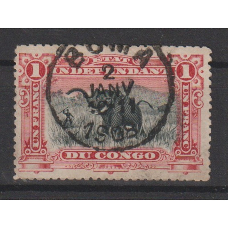 1894 - CONGO - COB 26a - SCOTT 25 - Perforation 15