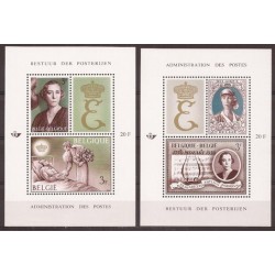 1966 - COB BL40/1** - Scott B789/90 - Queen Elisabeth - MNH