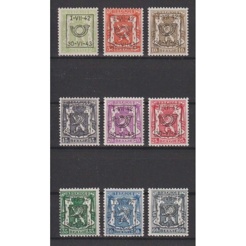 1942 - COB PRE484/92** - 23 - MNH