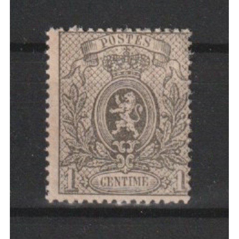 1866/7 - COB 23Aa* - SCOTT 24 - Shade pale gray - Perf. 15 - MH