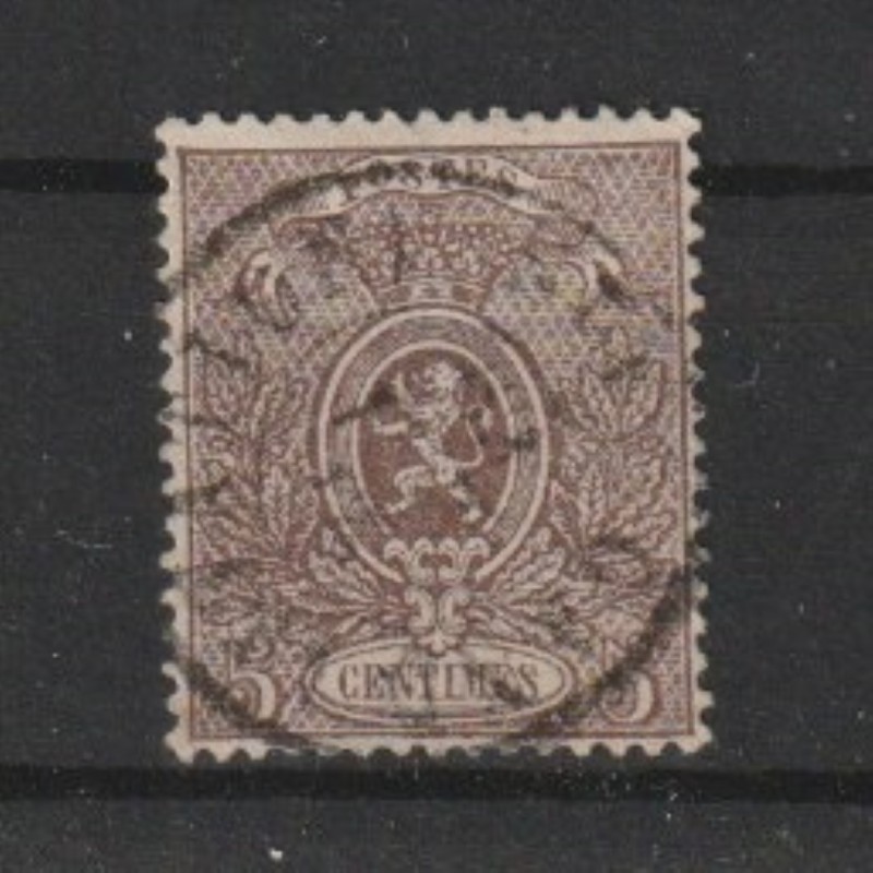 1866/7 - COB 25Aa- SCOTT 26 - Perf. 15 - Shade bister brown