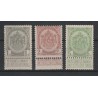 1907 - COB 81/3** - SCOTT 82/4 - MNH